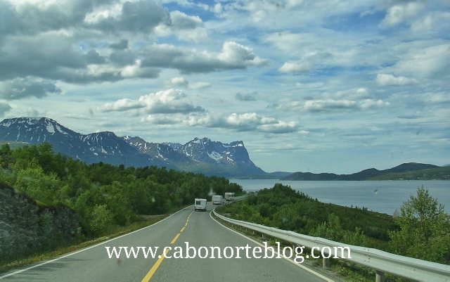 Carretera en Noruega